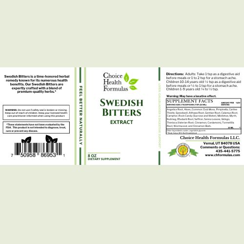 Swedish Bitters 8 oz