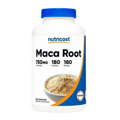 Maca Root 750mg, 180 caps