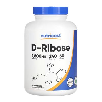 D-Ribose 2800mg, 240 Capsules