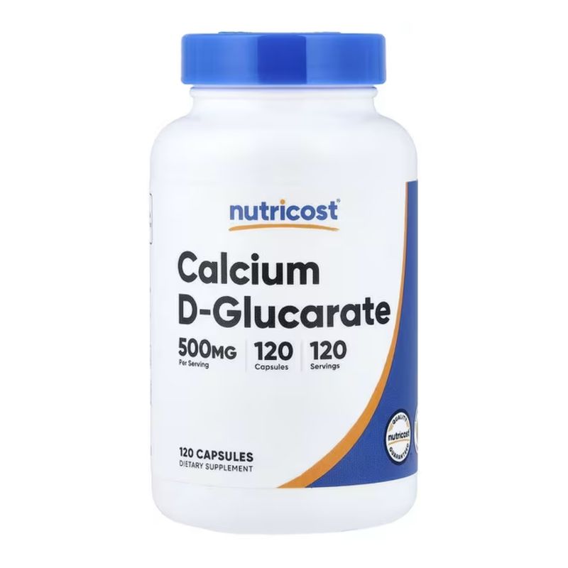 Calcium D-Glucarate, 500 mg, 120 Capsules