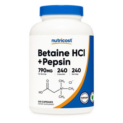 Betaine HCI 790mg 240 serving