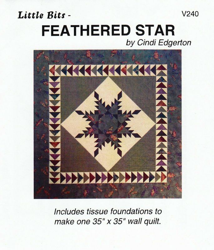 Feathered Star Pattern - Paper Piecing