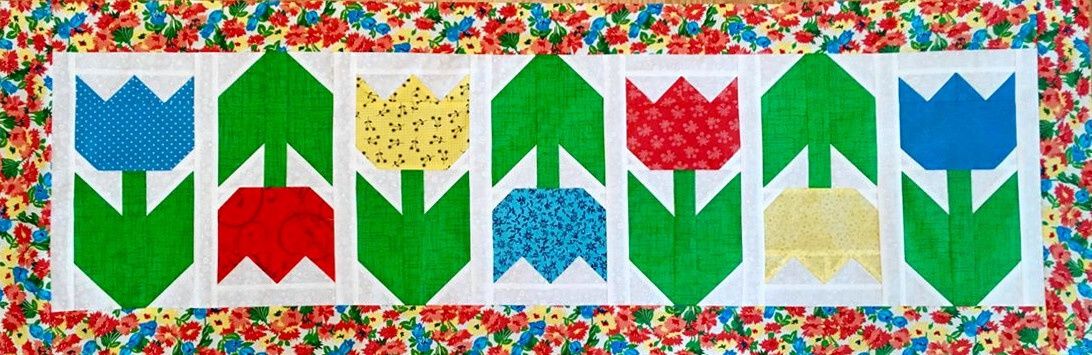 Tulip Table Runner Pattern - PDF