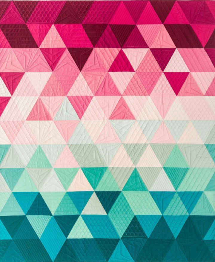 Triangle Fade Quilt Class