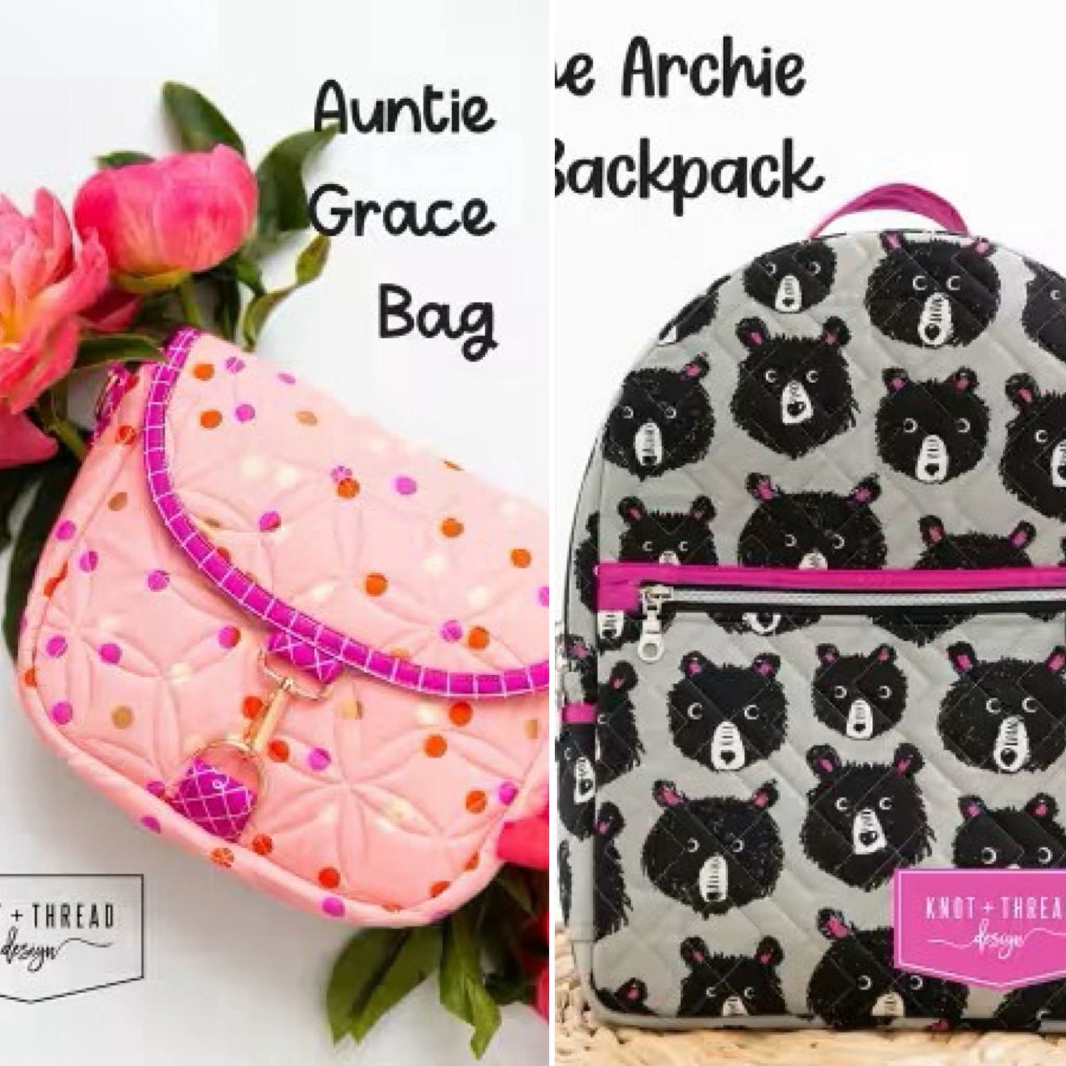 Bag Class - Auntie Grace Purse or Archie Backpack
