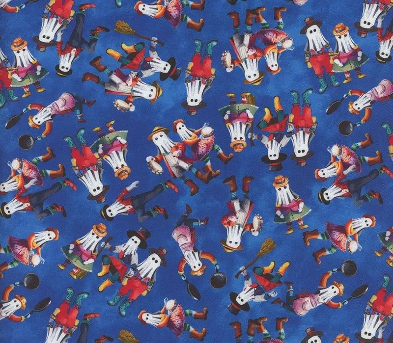 Newfoundland Themed Fabric - Mummers