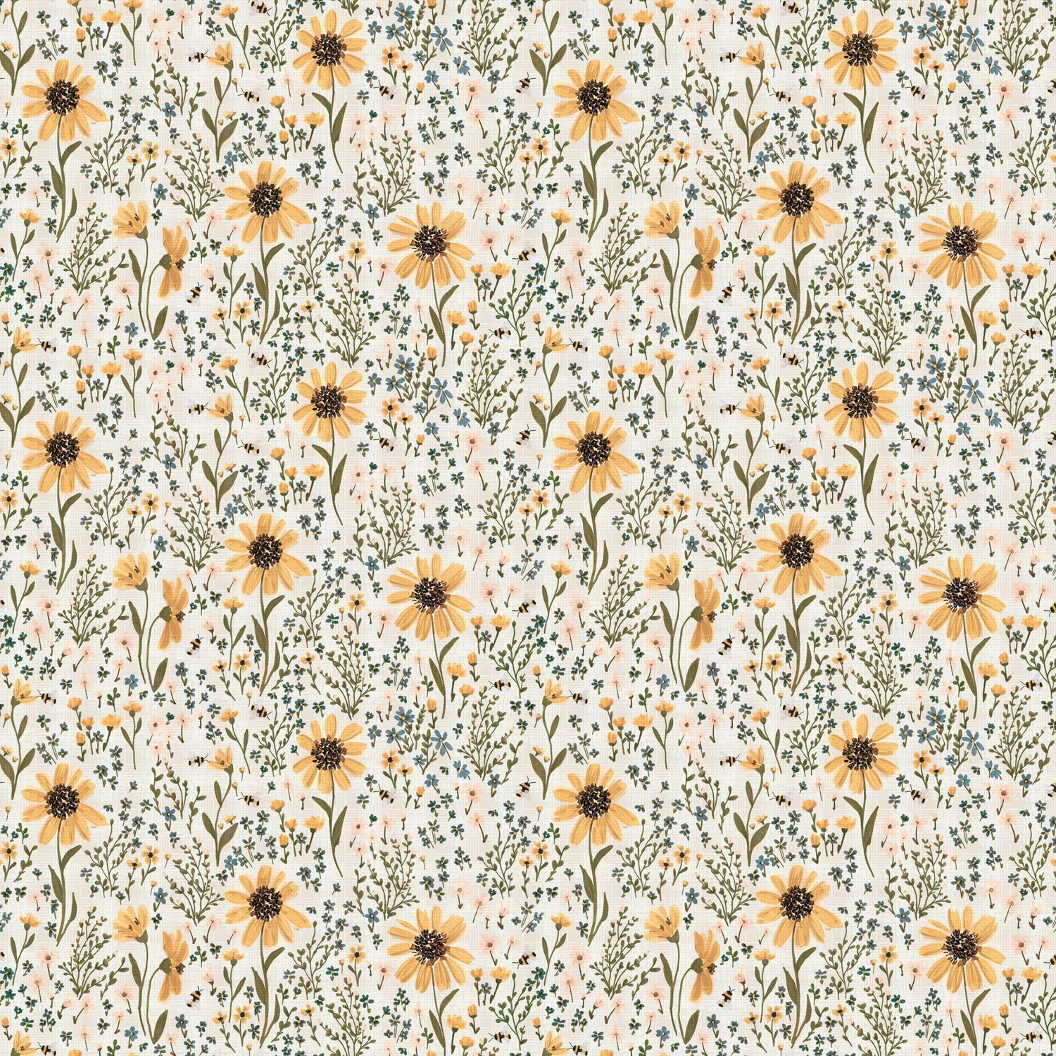 Humblebee - Field Floral - Cream
