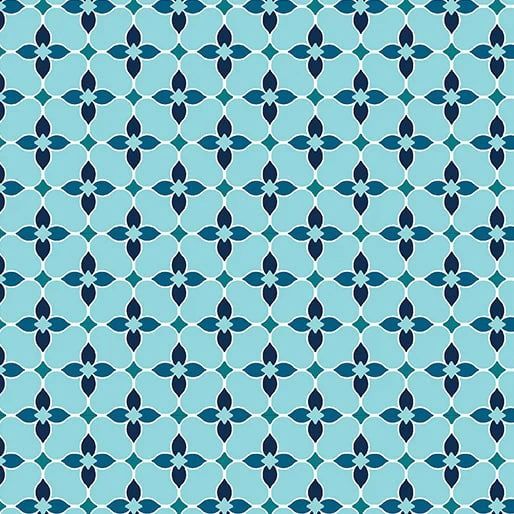 Blossom Hollow - Peony - Teal