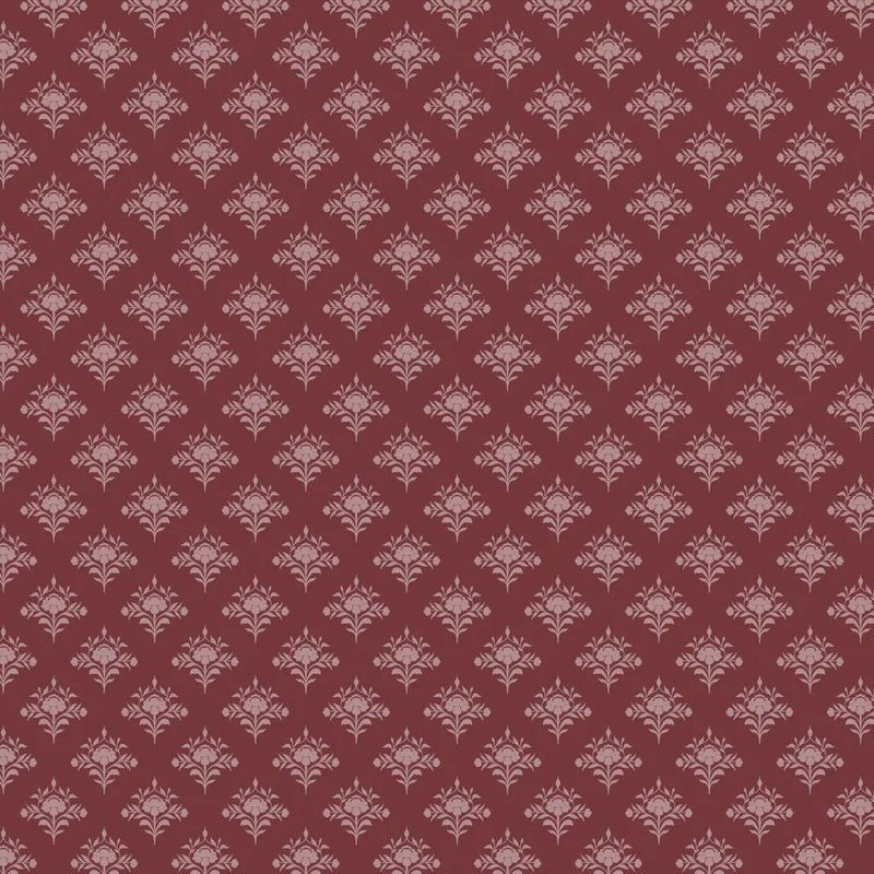 Dark Romance - Dainty Damask - Burgundy