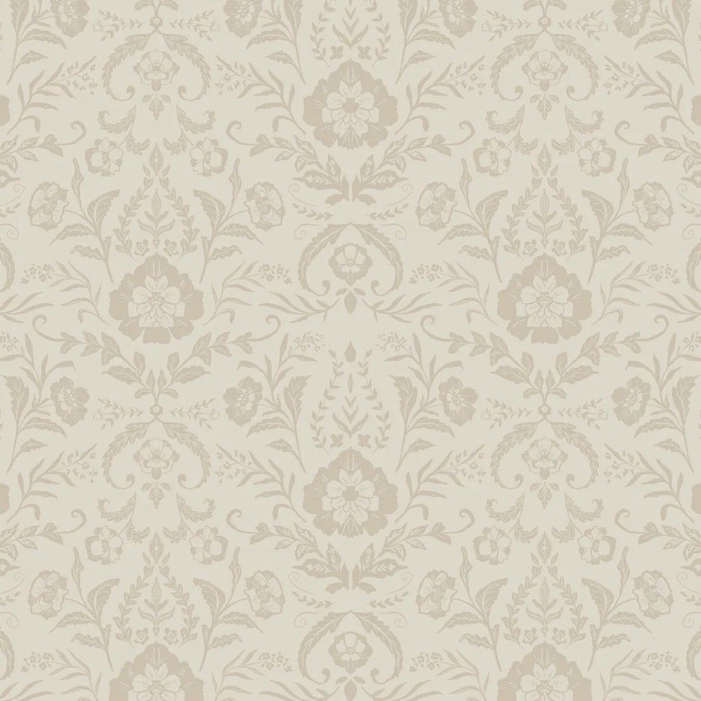 Dark Romance - Opulent Damask - Cream
