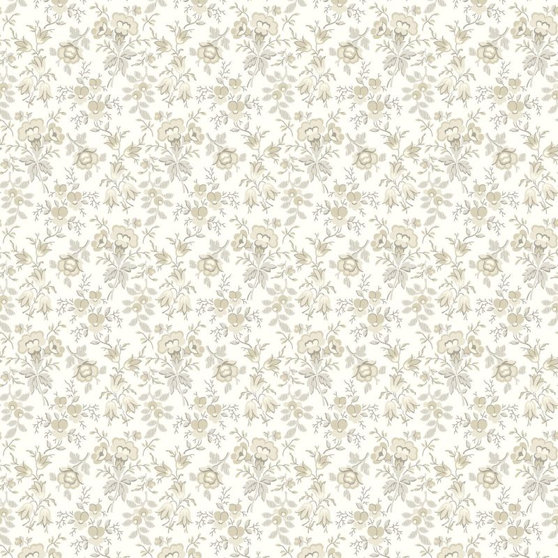 Blushing Blooms - Flowers and Buds - Cream