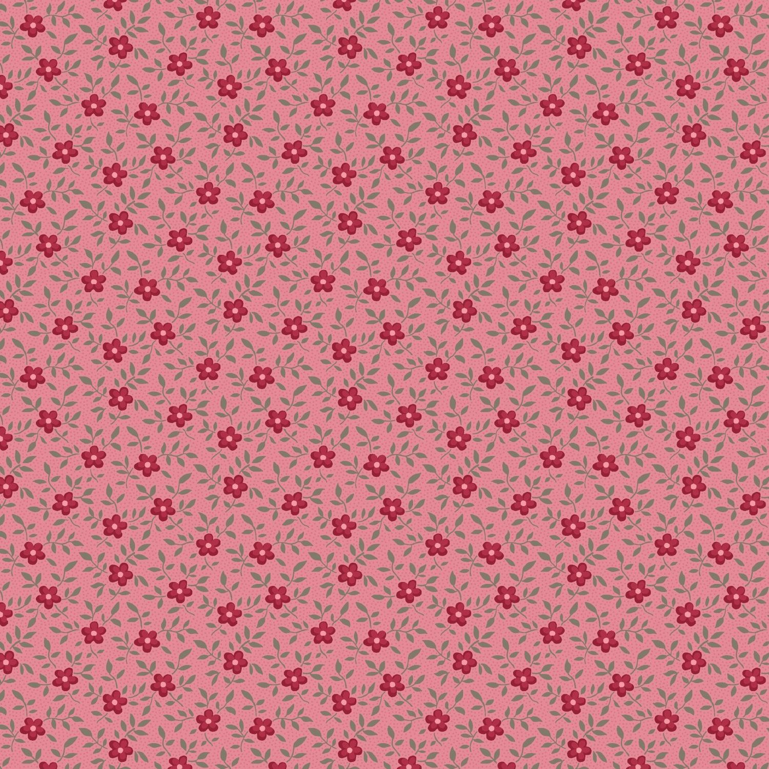 Blushing Blooms - Florals &amp; Vines - Pink