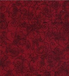 108" Wide Flannel - Willow - Burgundy