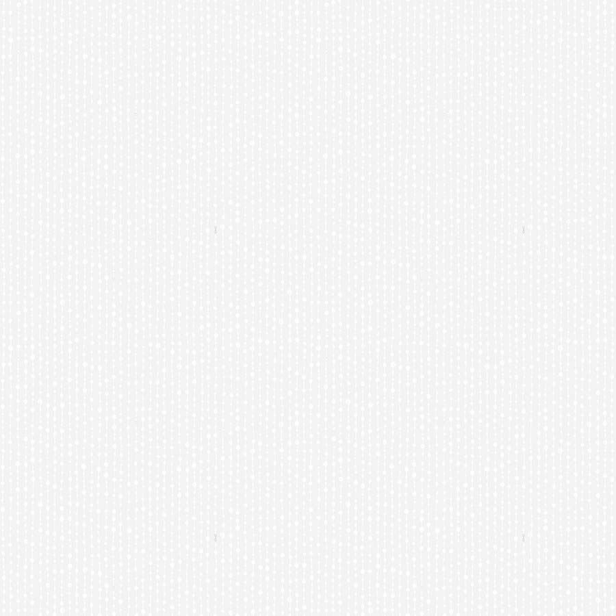 Basically Black &amp; White - Beaded Stripe - White on White