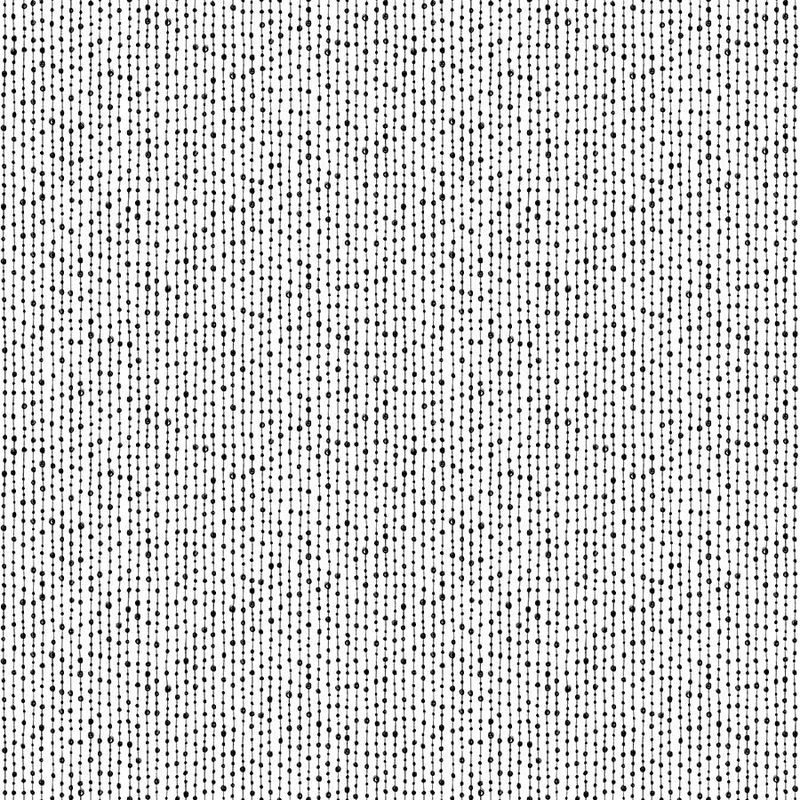 Basically Black &amp; White - Beaded Stripe - Black on White