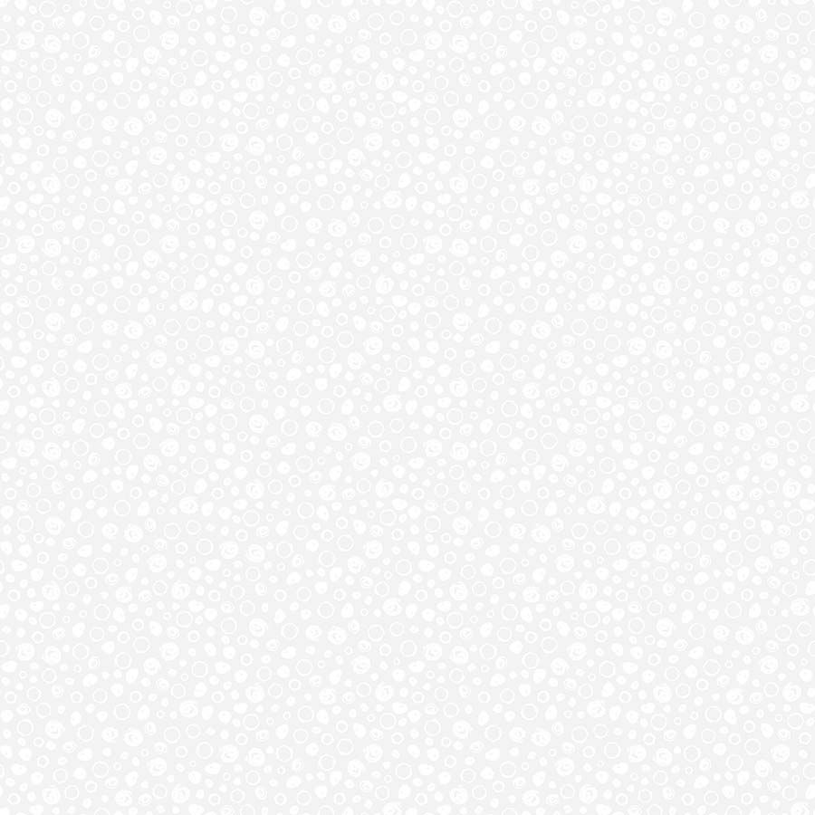 Basically Black &amp; White - Scribble Spots - White on White