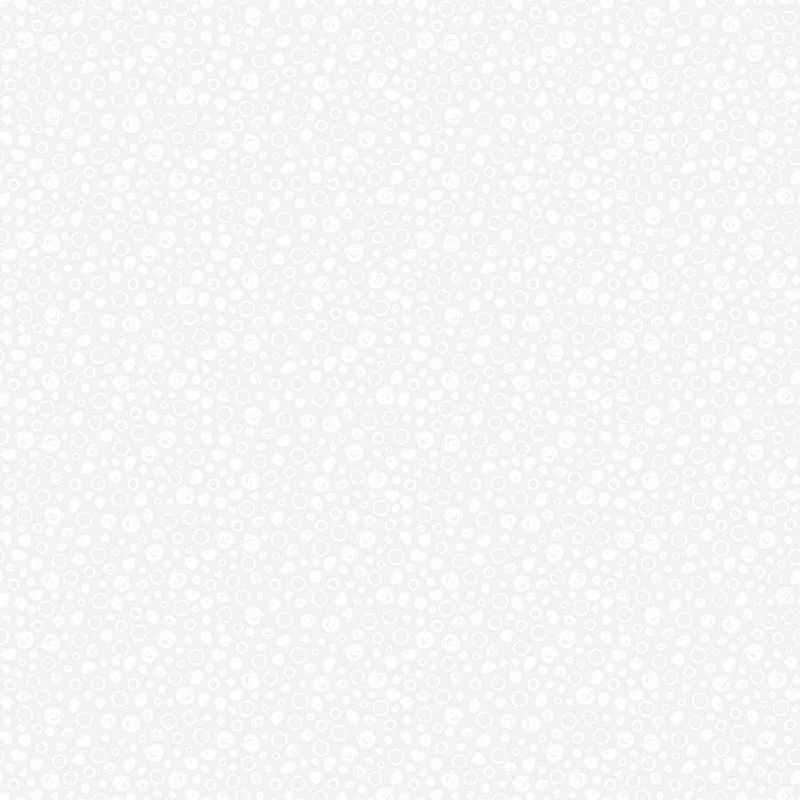 Basically Black &amp; White - Scribble Spots - White on White