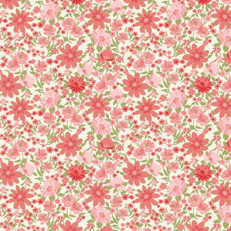 Sentiments - Packed Flowers - Cream