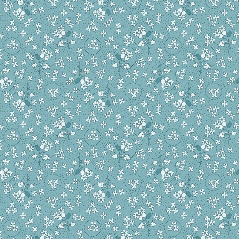 Sentiments - Floral Circles - Blue