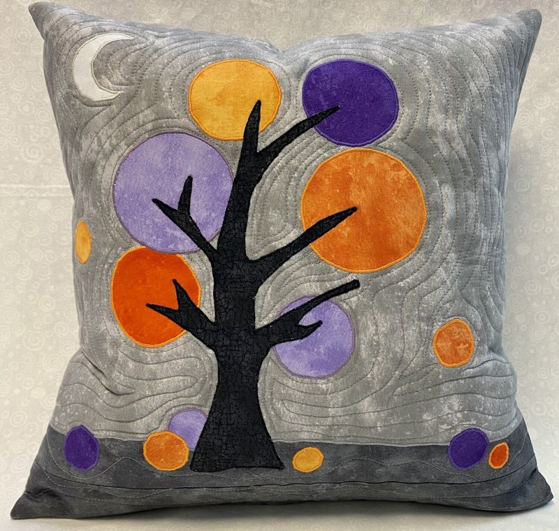 Halloween Tree Pillow Cover - 16"