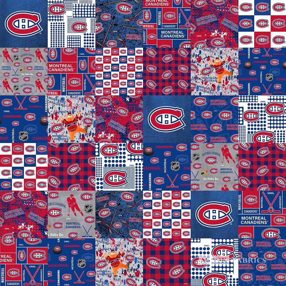 NHL - Montreal Canadiens - Block Print