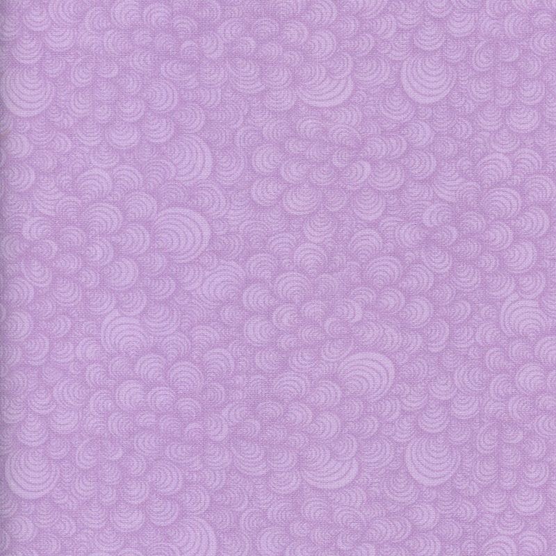 108" Wide Flannel - Swirly Lilac