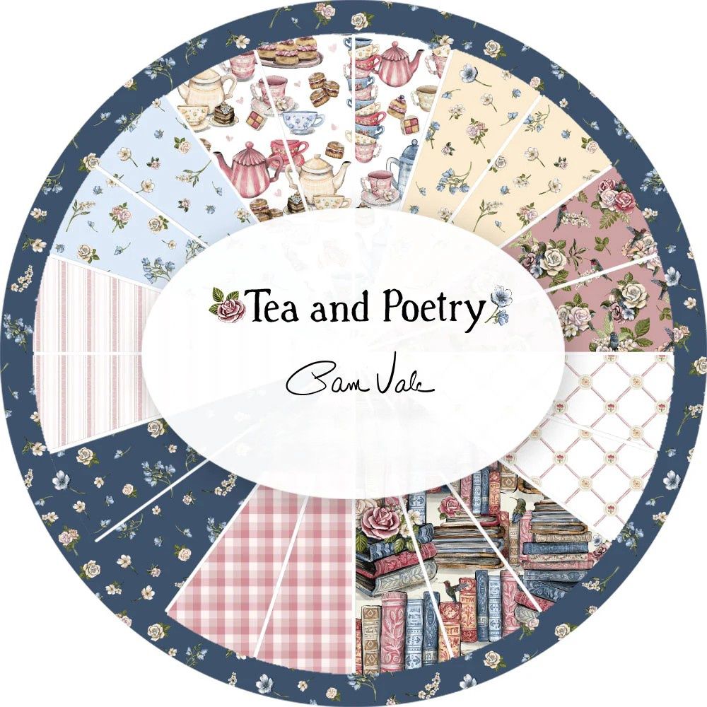 Tea and Poetry Fat Quarter Bundle