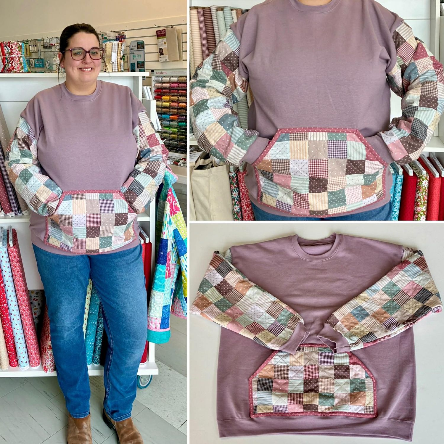 Quilted Sweatshirt Class