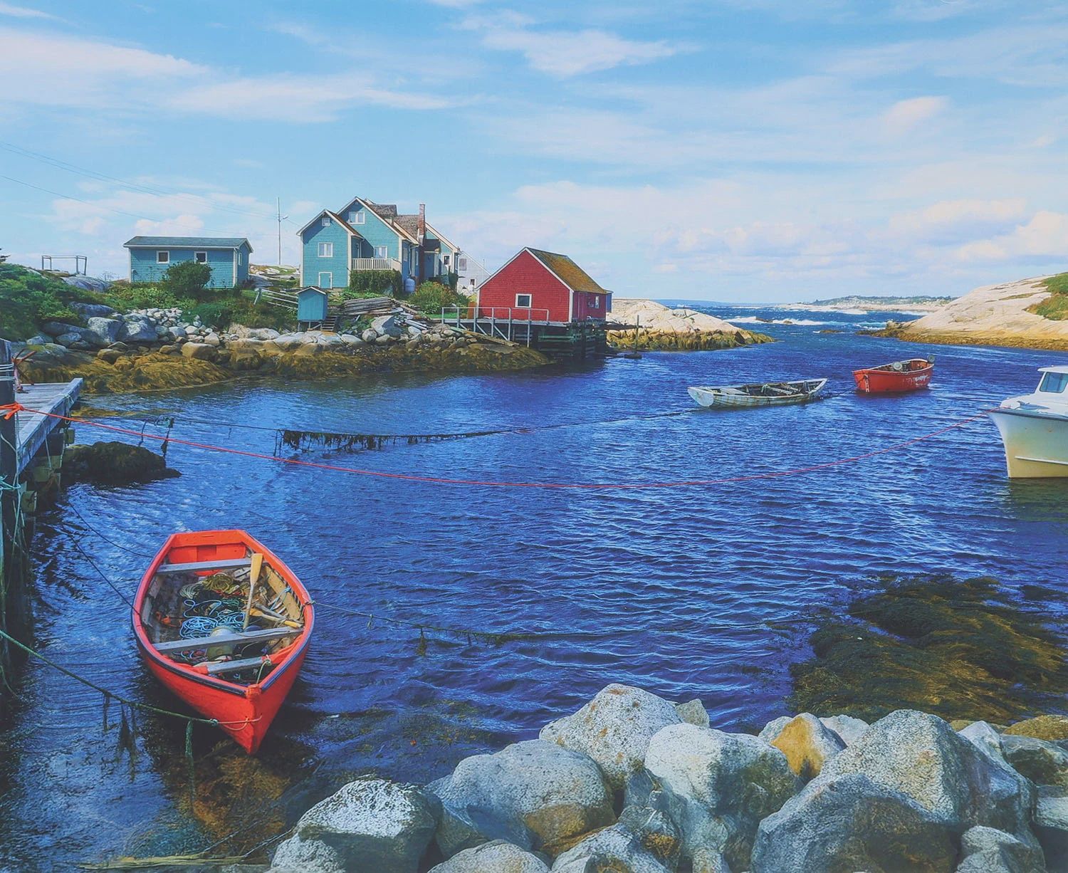 Fishing Village Panel