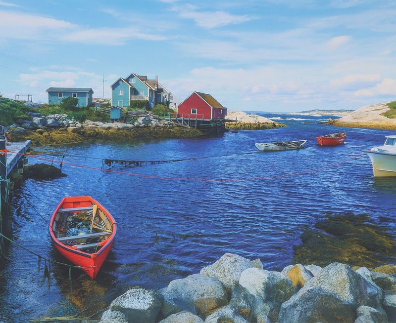 Fishing Village Panel