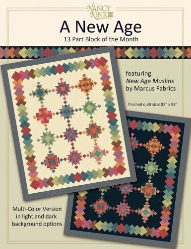 A New Age BOM Kit - Multi Coloured on Cream