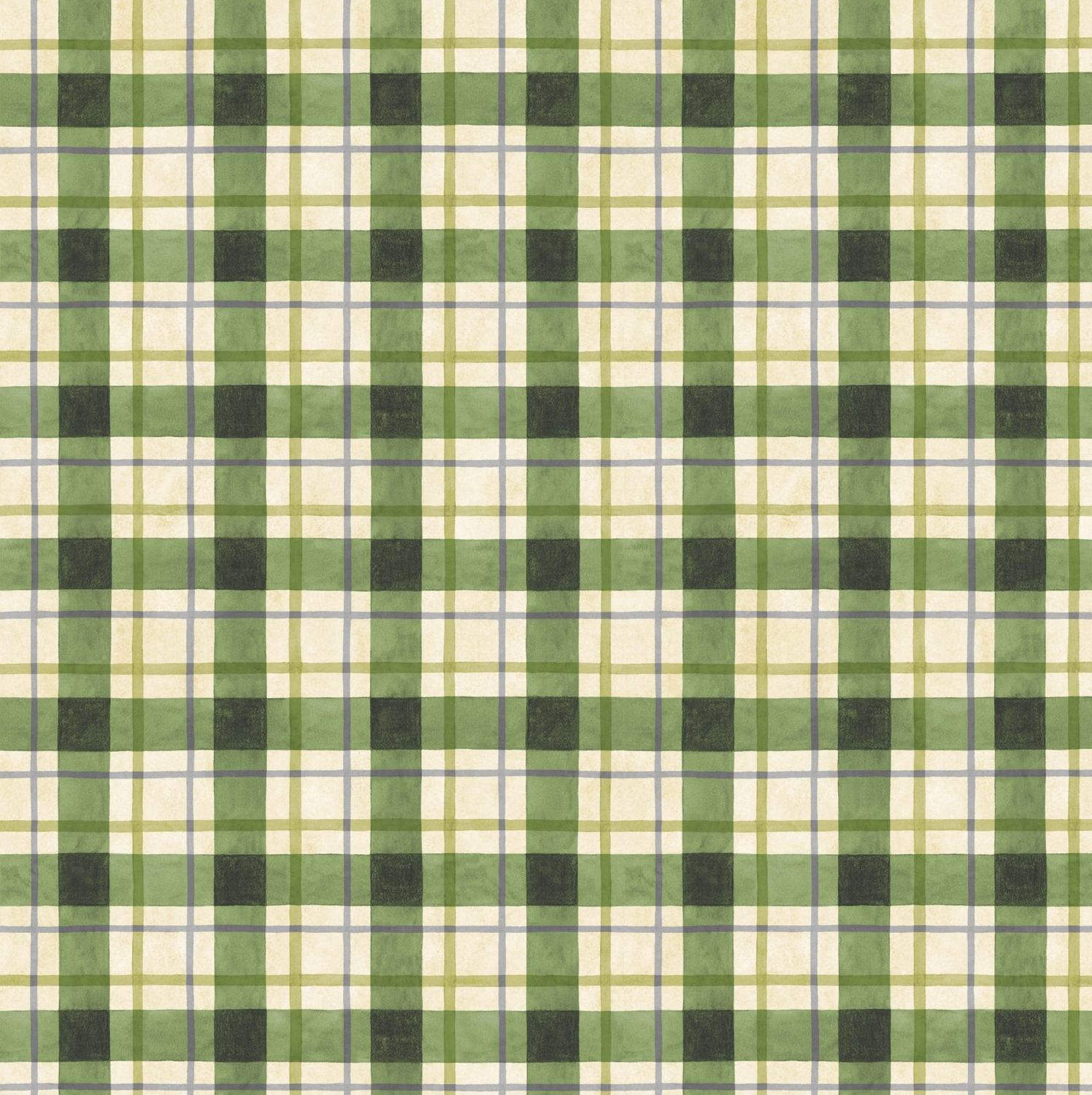 Sunflower Splendor - Green Plaid
