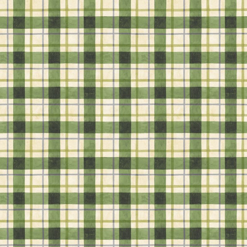 Sunflower Splendor - Green Plaid