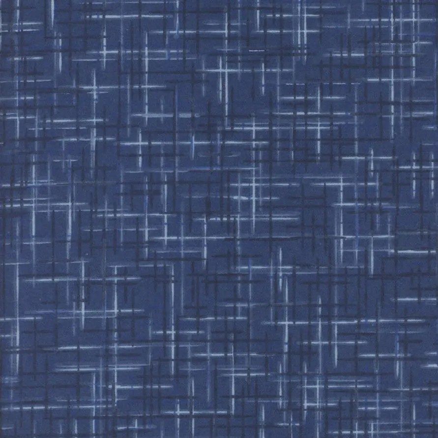 108" Wide Flannel - Linen Look - Navy