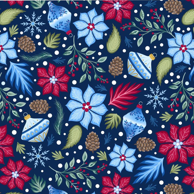 Jewelled Christmas - Main Print