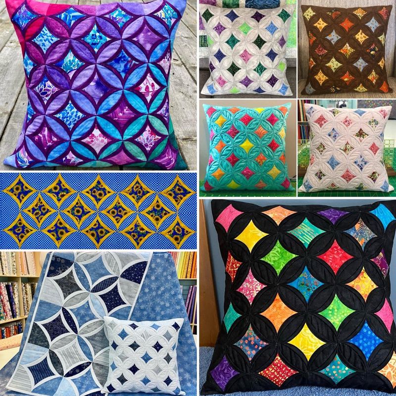 Cathedral Windows Pillow Class