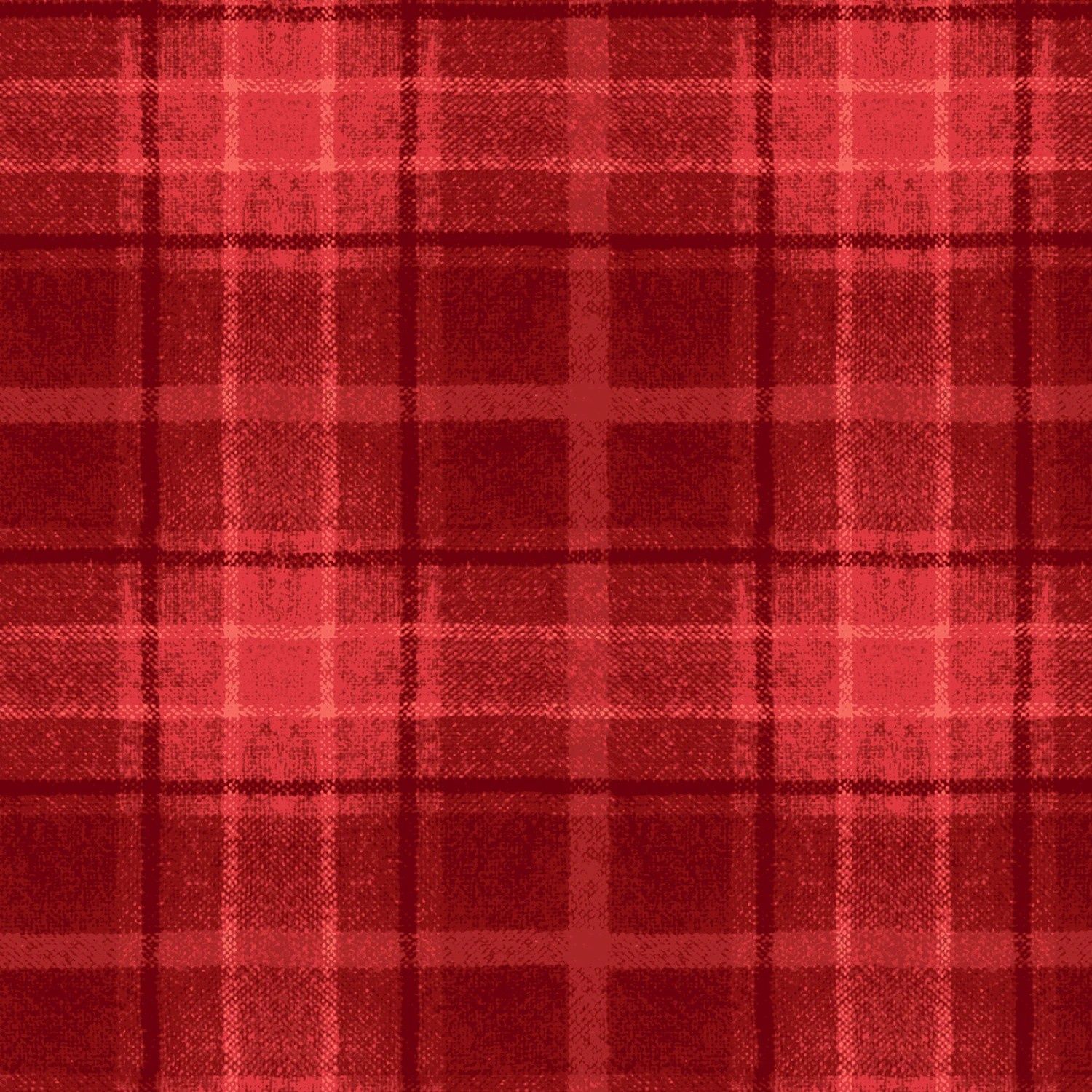 Snowtop Mountain Flannel - Big Plaid - Red