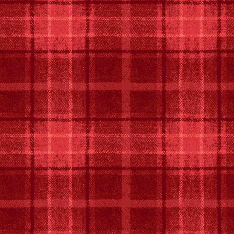 Snowtop Mountain Flannel - Big Plaid - Red