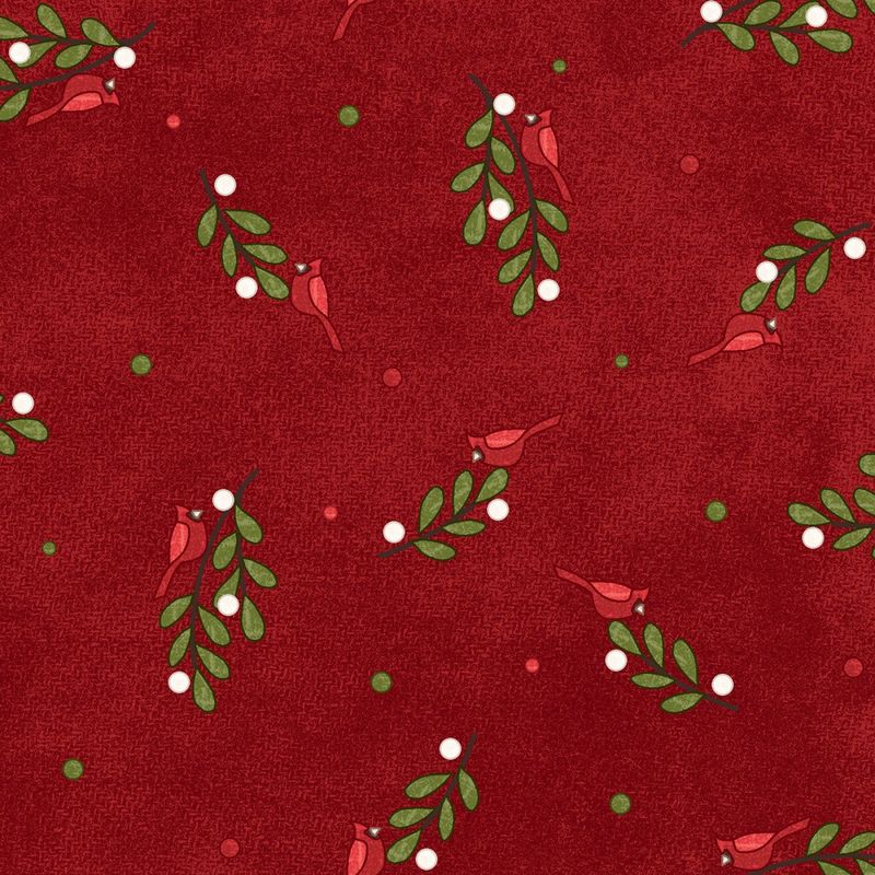 Snowtop Mountain Flannel - Bunches - Red