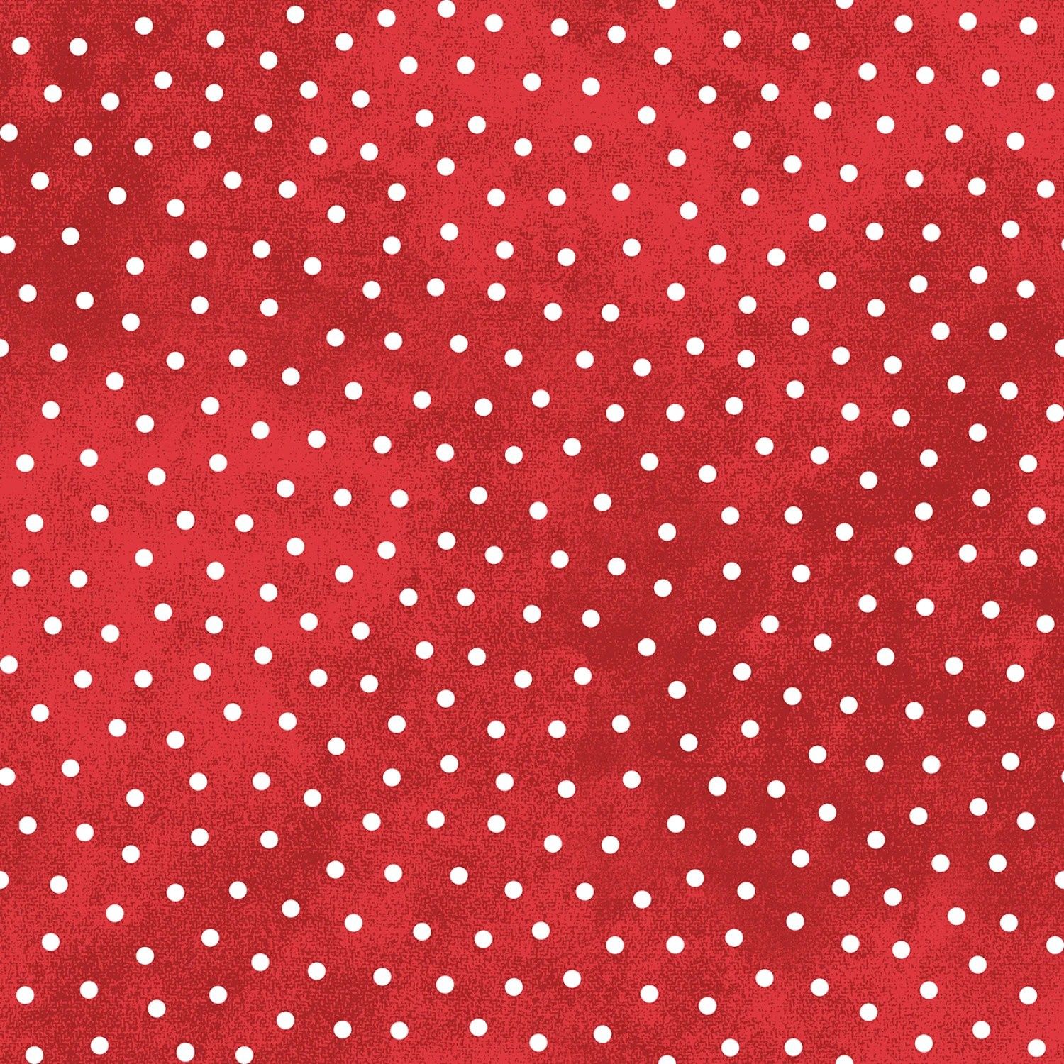 Snowtop Mountain Flannel - Dots - Red