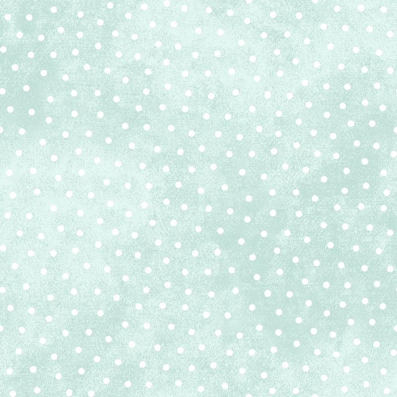 Snowtop Mountain Flannel - Dots - Aqua