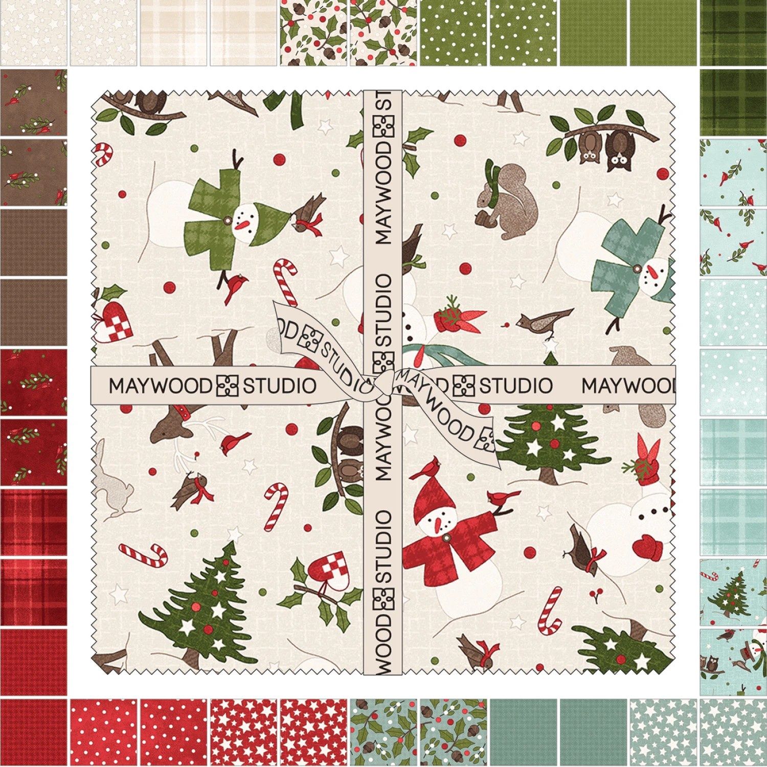 Snowtop Mountain Flannel Layer Cake