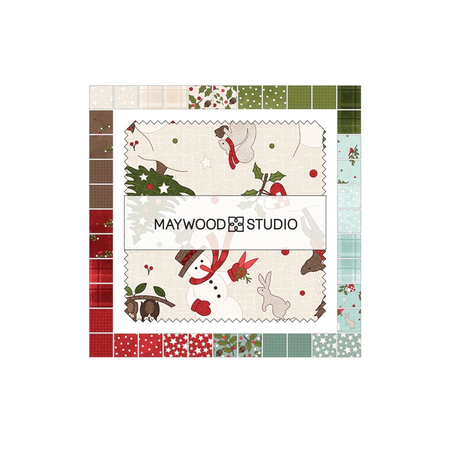 Snowtop Mountain Flannel Charm Pack