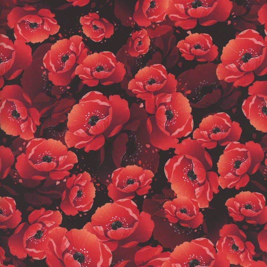 Remembrance Day - Cascading Poppies