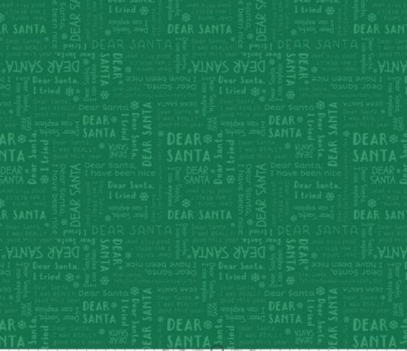 Letters to Santa - Words - Green