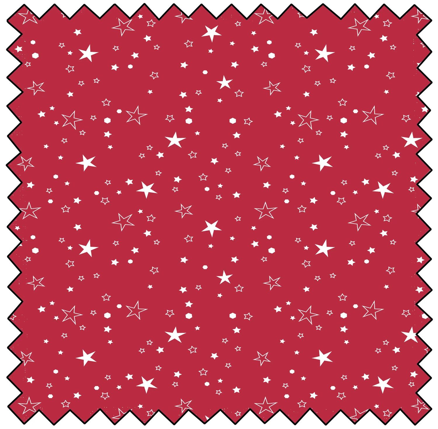 Holly Jolly Patch - Red Stars