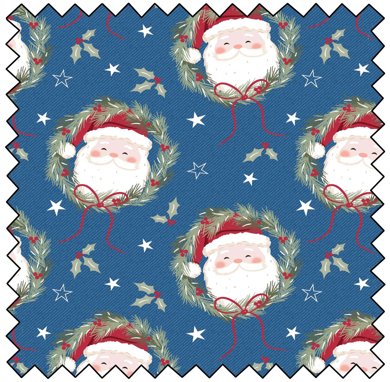 Holly Jolly Patch - Santa Wreath