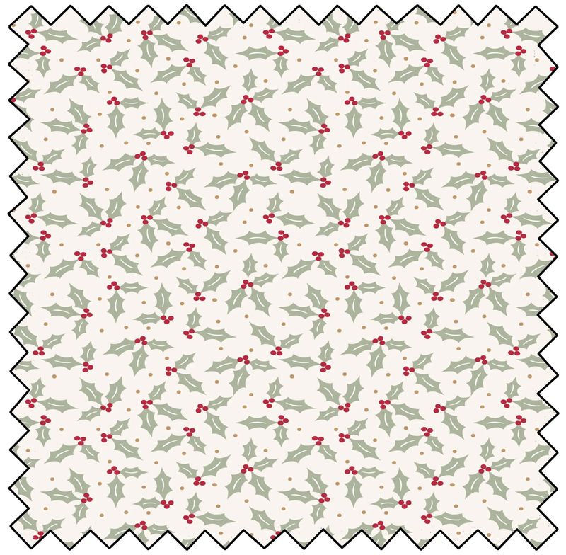 Holly Jolly Patch - Holly Sprig