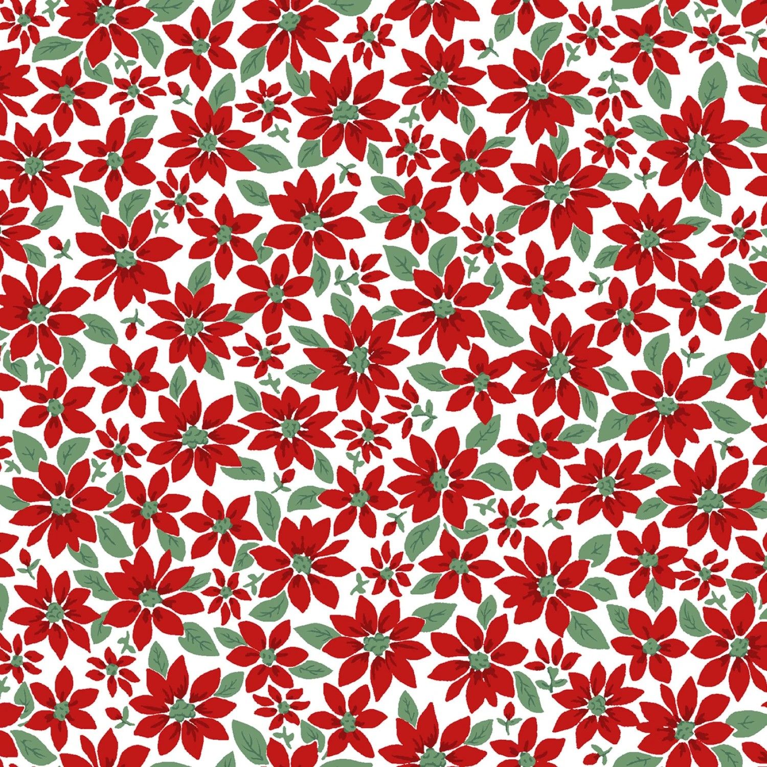 Merry Mix - Poinsettia - White