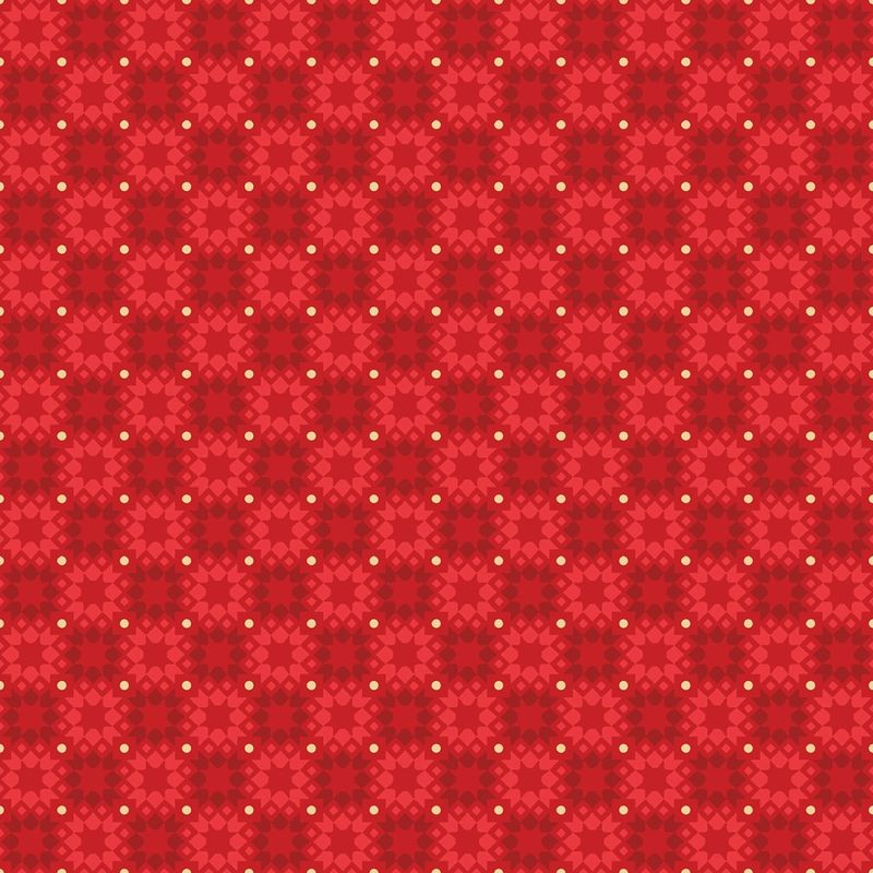 Merry Mix - METALLIC - Tiles - Red